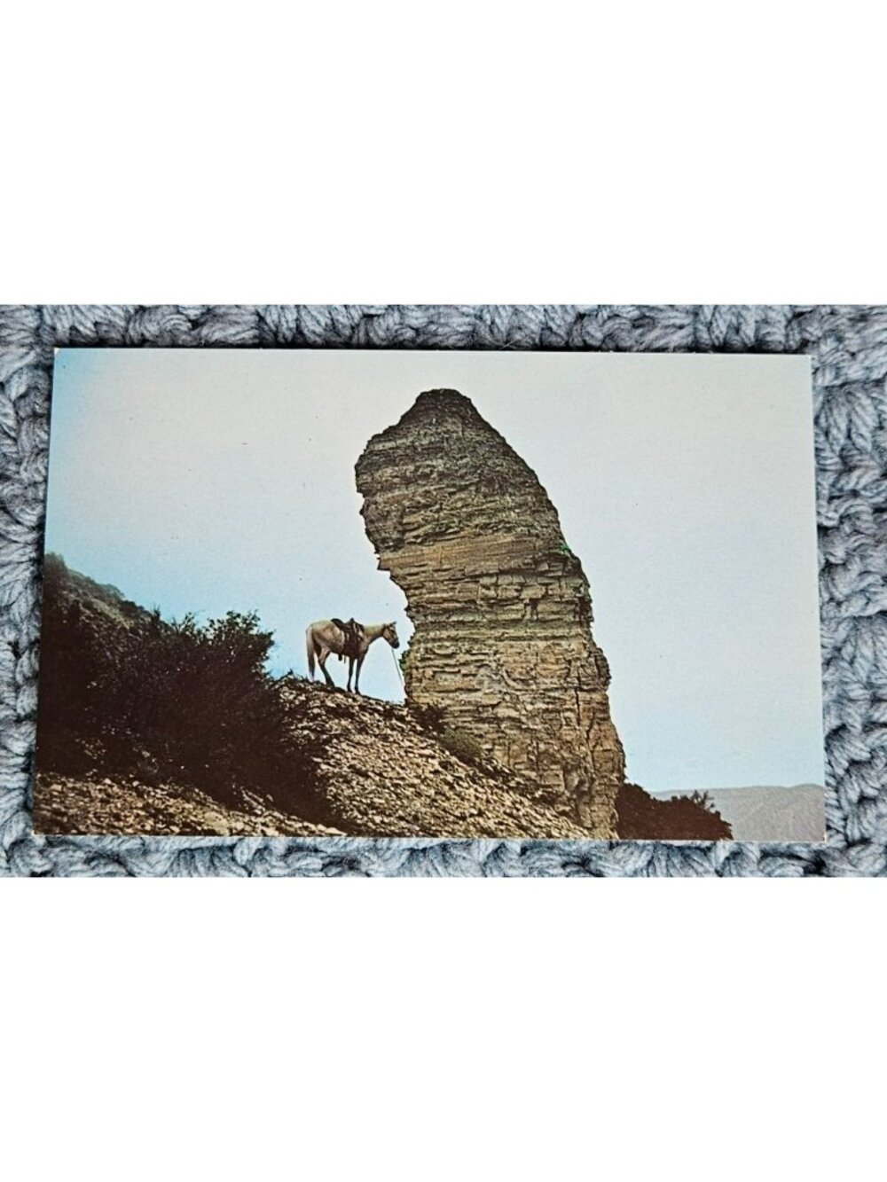 Monument Rock Postcard Colorado